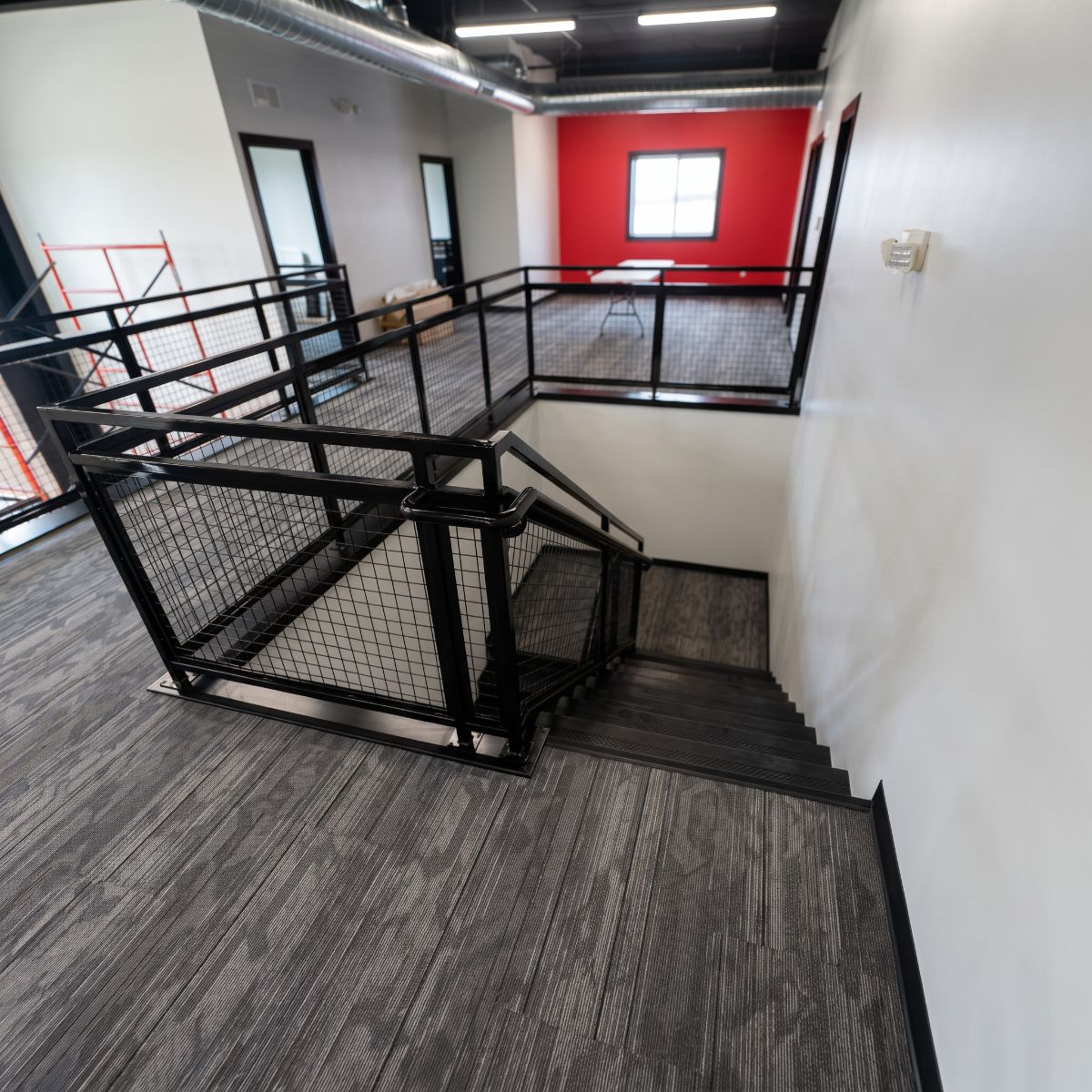 Commercial office carpet installed in North Liberty, Iowa